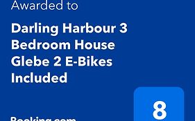 Darling Harbour 3 Bedroom House Glebe 2 E-Bikes Included